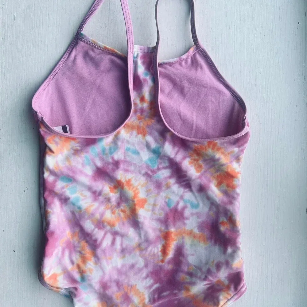 Speedo girls pink swim suit medium